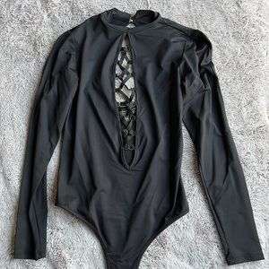 Victoria’s Secret Black Keyhole bodysuit